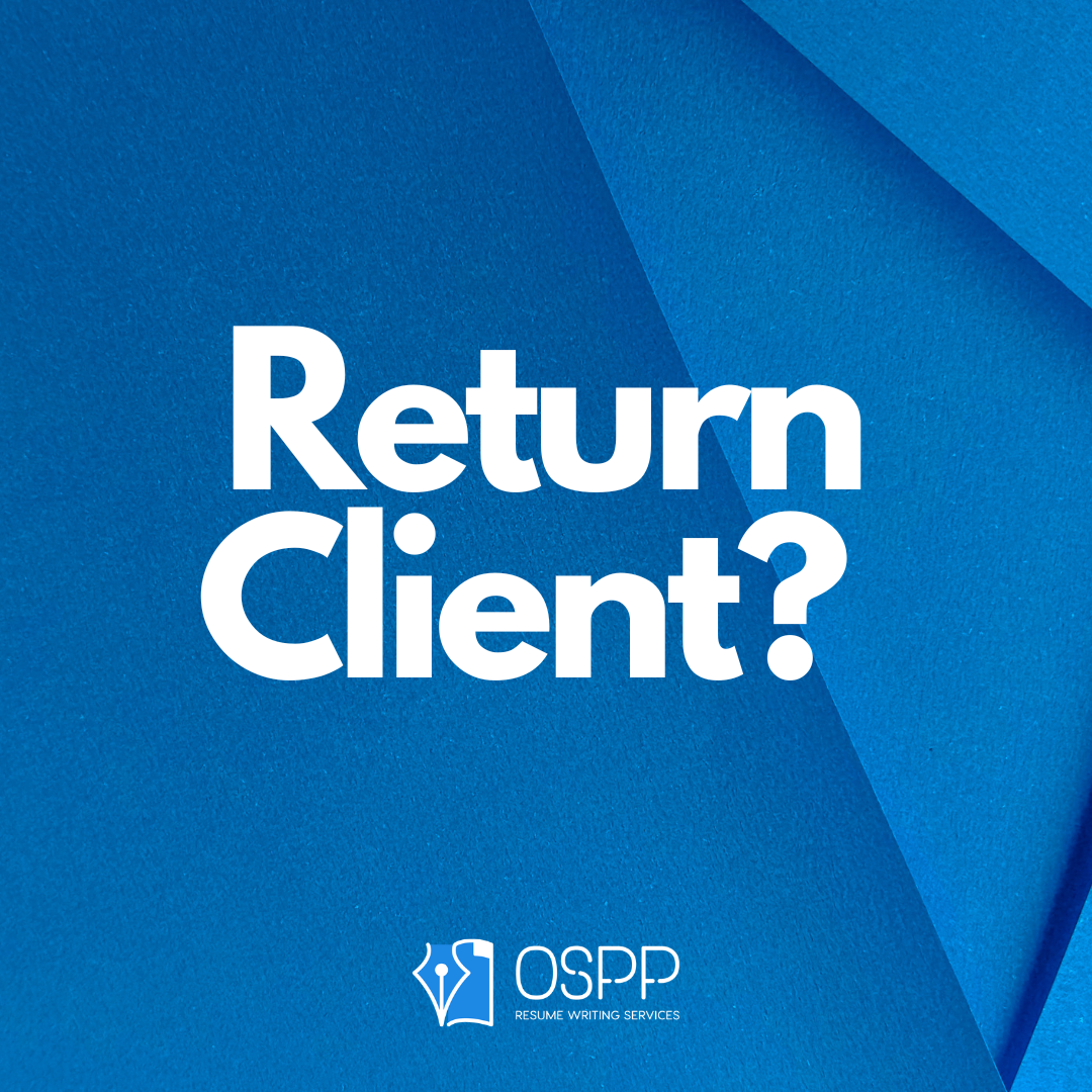 Return Client? (Only for Previous OSPP Clients)