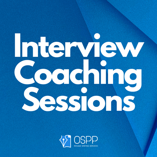 Interview Coaching Sessions - OSPP Resume Writing