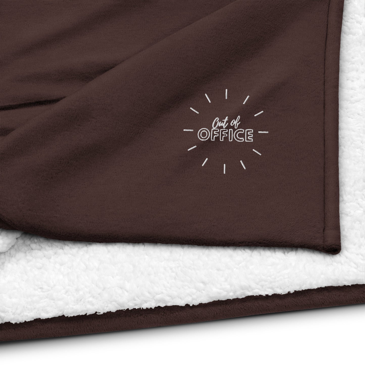 Out of Office Premium Sherpa Blanket